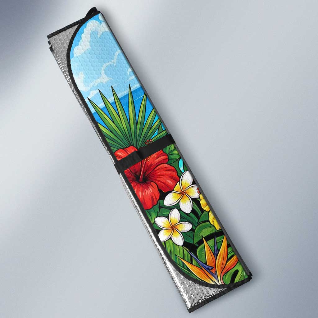 Hitoshi Shinso Summer Chill Auto Sun Shade Tropical Anime Lounge Scene