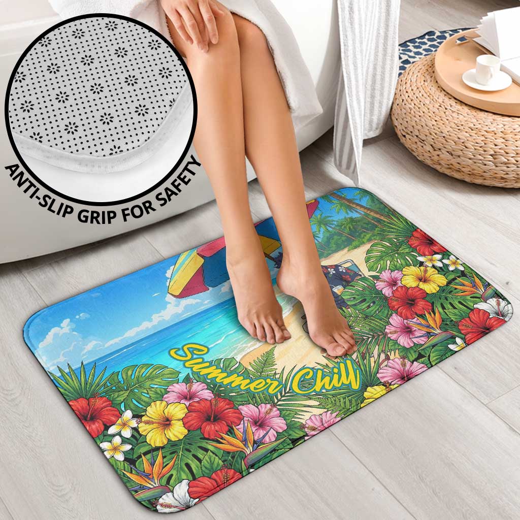 Hitoshi Shinso Summer Chill Bathroom Set Tropical Anime Lounge Scene