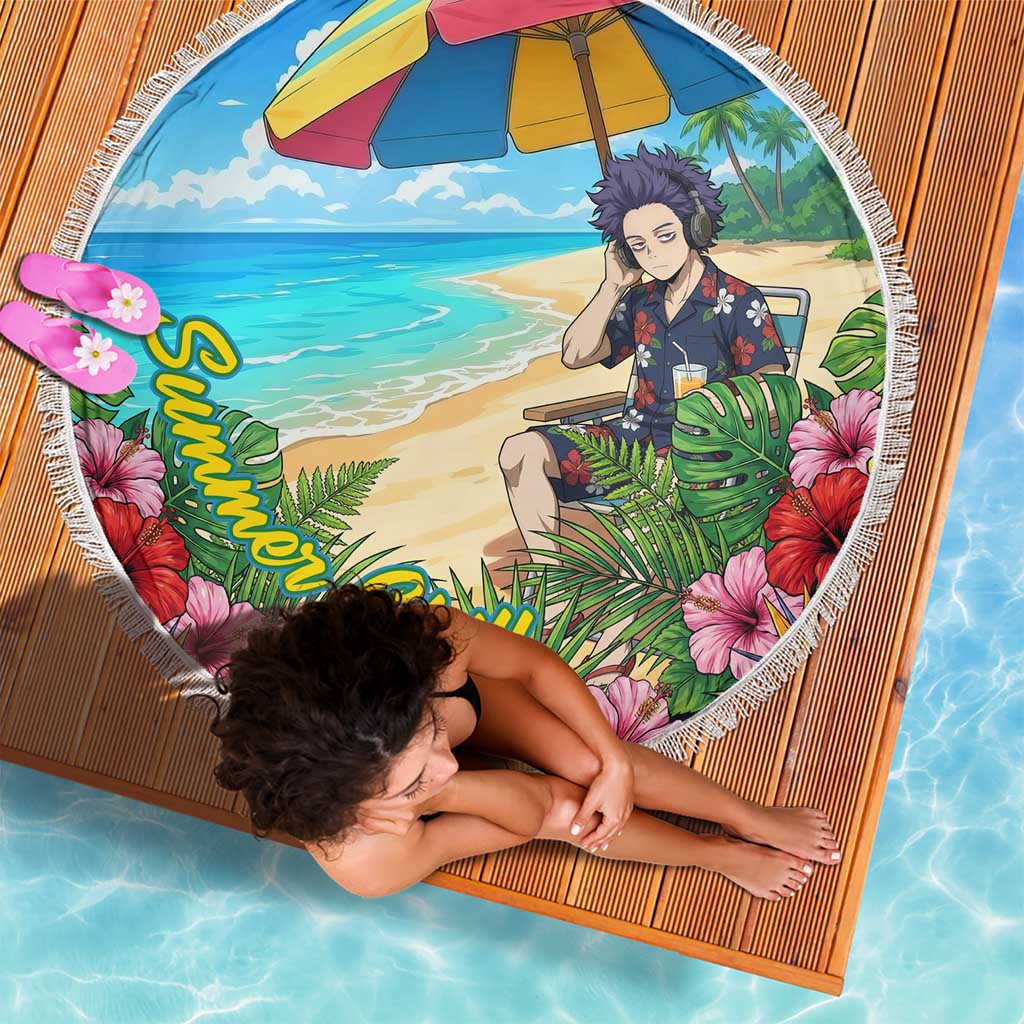 Hitoshi Shinso Summer Chill Beach Blanket Tropical Anime Lounge Scene