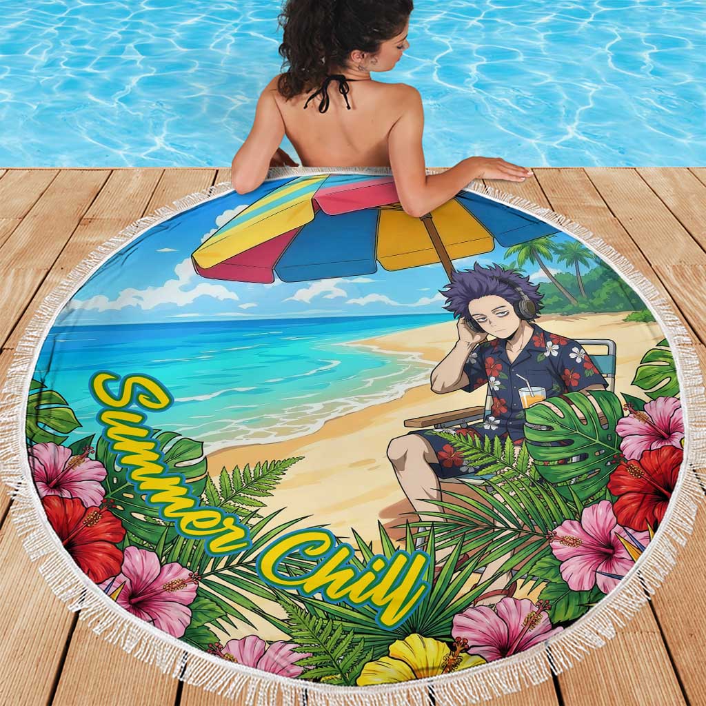 Hitoshi Shinso Summer Chill Beach Blanket Tropical Anime Lounge Scene