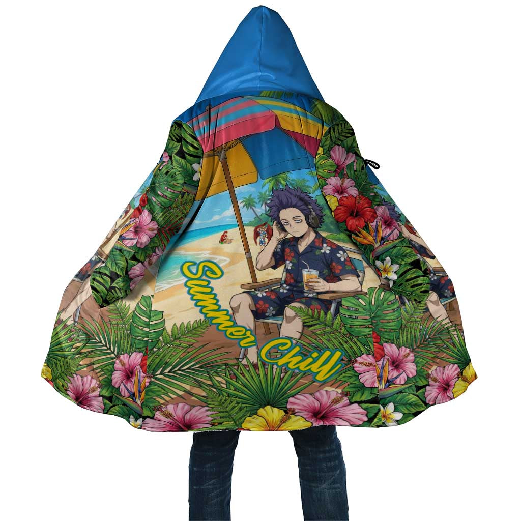 Hitoshi Shinso Summer Chill Cloak Tropical Anime Lounge Scene