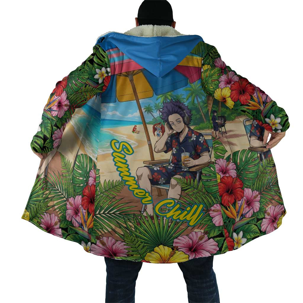 Hitoshi Shinso Summer Chill Cloak Tropical Anime Lounge Scene