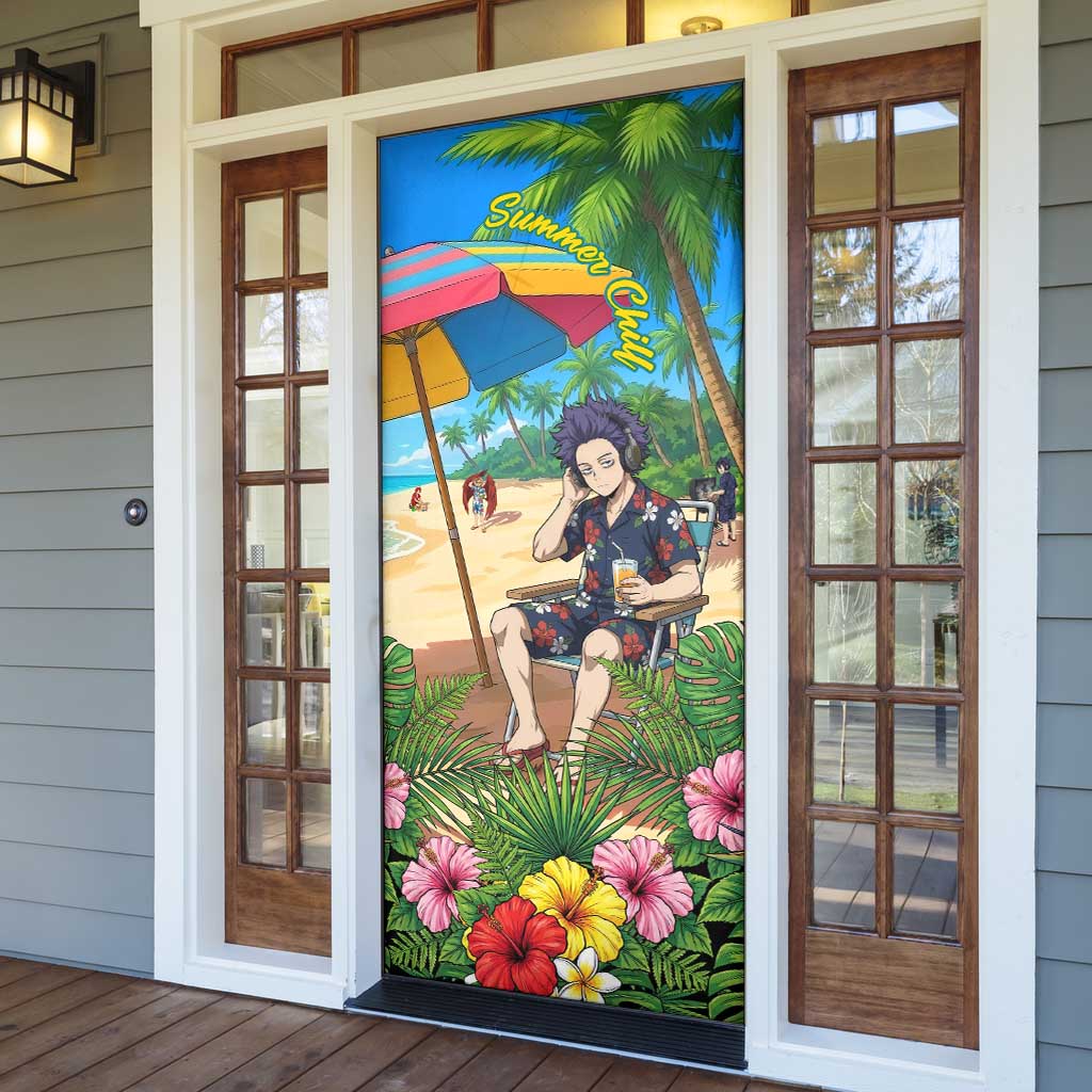 Hitoshi Shinso Summer Chill Door Cover Tropical Anime Lounge Scene