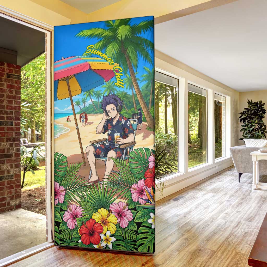 Hitoshi Shinso Summer Chill Door Cover Tropical Anime Lounge Scene