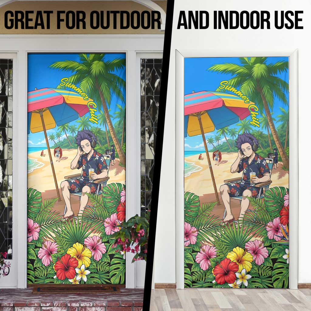 Hitoshi Shinso Summer Chill Door Cover Tropical Anime Lounge Scene