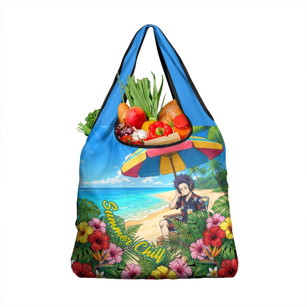 Hitoshi Shinso Summer Chill Grocery Bag Tropical Anime Lounge Scene