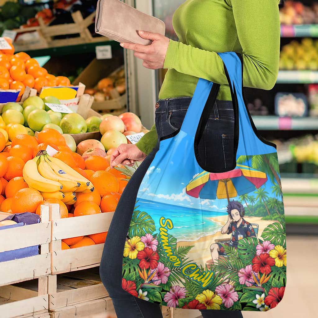 Hitoshi Shinso Summer Chill Grocery Bag Tropical Anime Lounge Scene