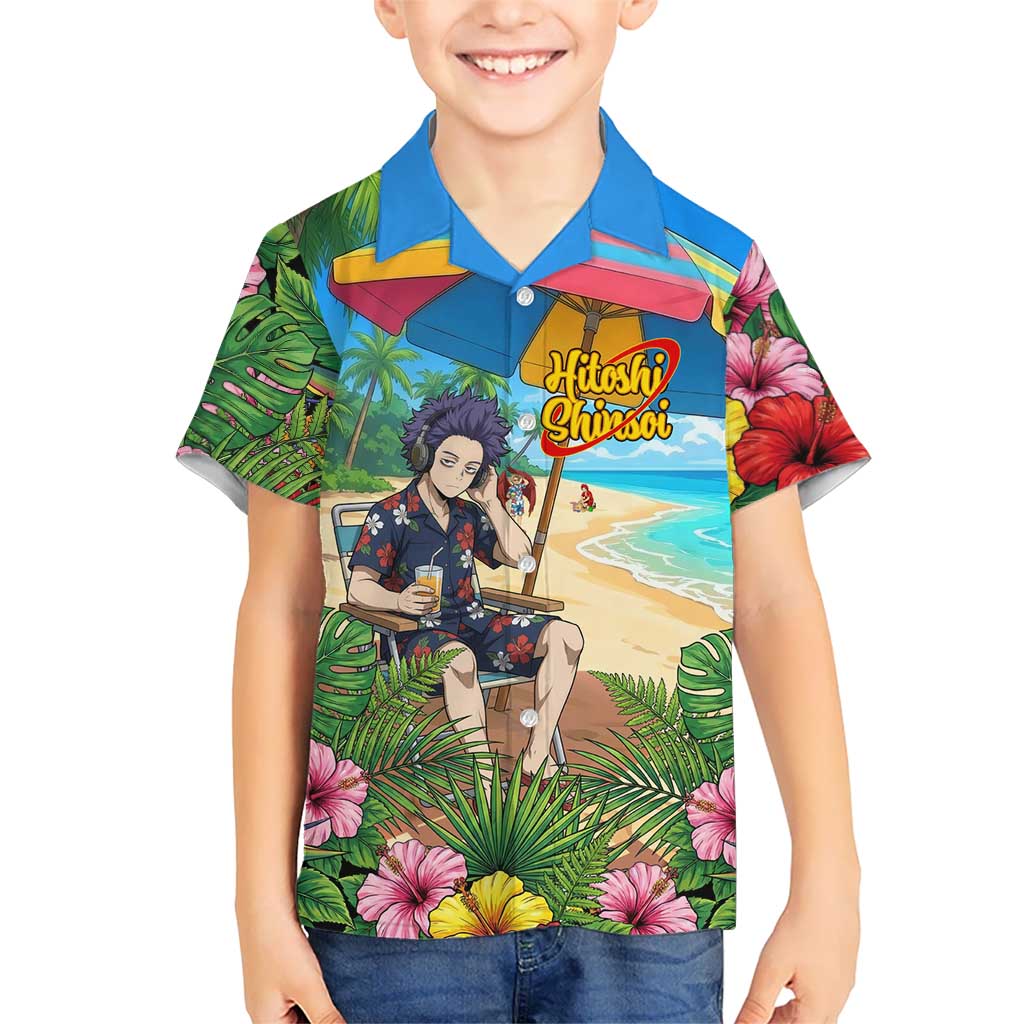 Hitoshi Shinso Summer Chill Hawaiian Shirt Tropical Anime Lounge Scene