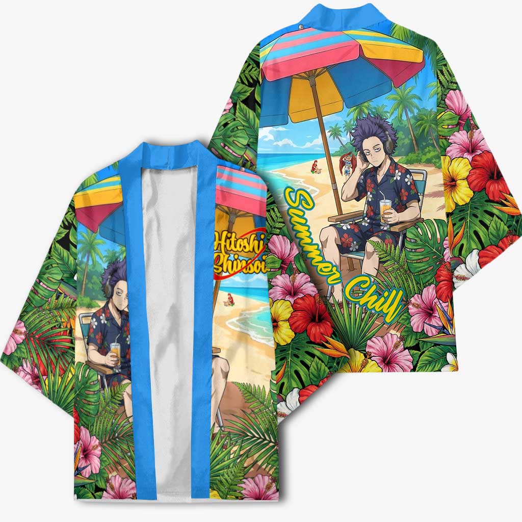 Hitoshi Shinso Summer Chill Kimono Tropical Anime Lounge Scene