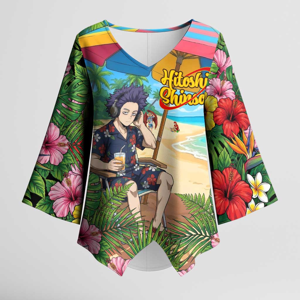 Hitoshi Shinso Summer Chill Kimono Sleeve Blouse Tropical Anime Lounge Scene