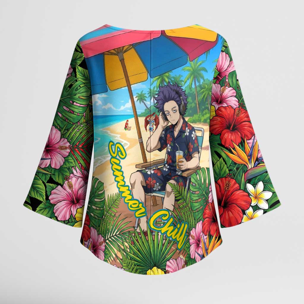 Hitoshi Shinso Summer Chill Kimono Sleeve Blouse Tropical Anime Lounge Scene