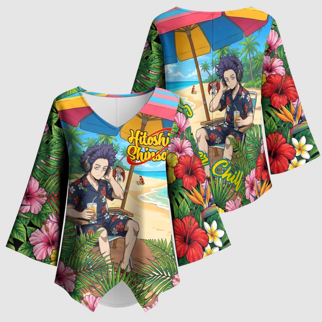 Hitoshi Shinso Summer Chill Kimono Sleeve Blouse Tropical Anime Lounge Scene