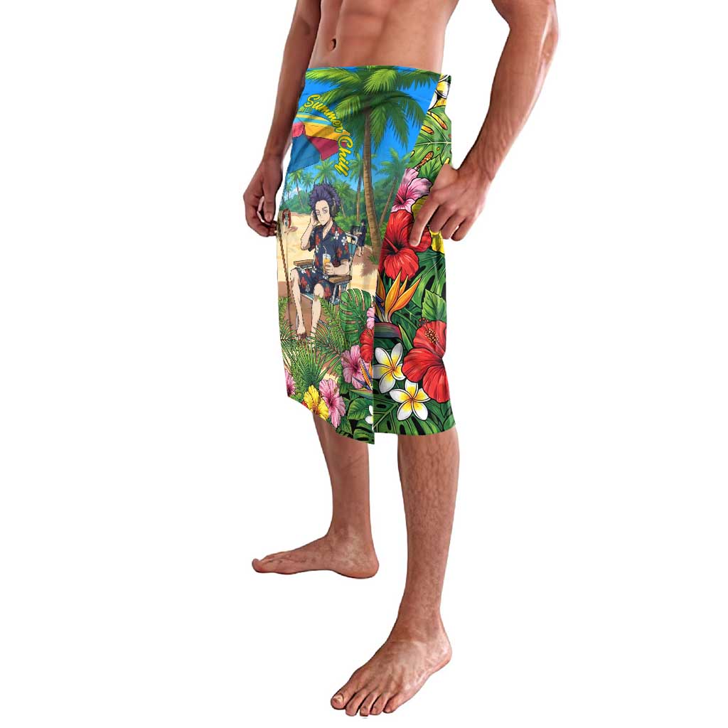 Hitoshi Shinso Summer Chill Lavalava Tropical Anime Lounge Scene