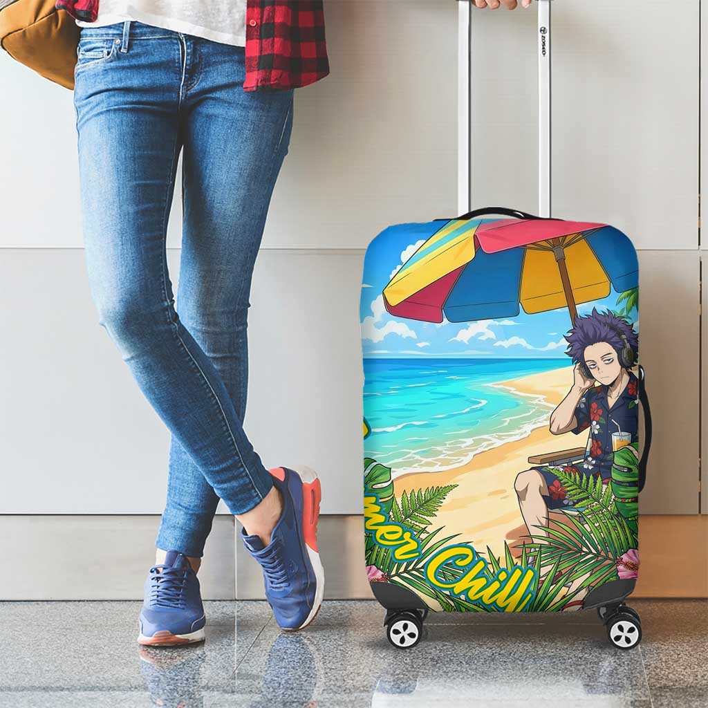 Hitoshi Shinso Summer Chill Luggage Cover Tropical Anime Lounge Scene