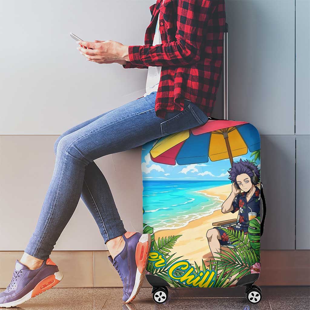 Hitoshi Shinso Summer Chill Luggage Cover Tropical Anime Lounge Scene