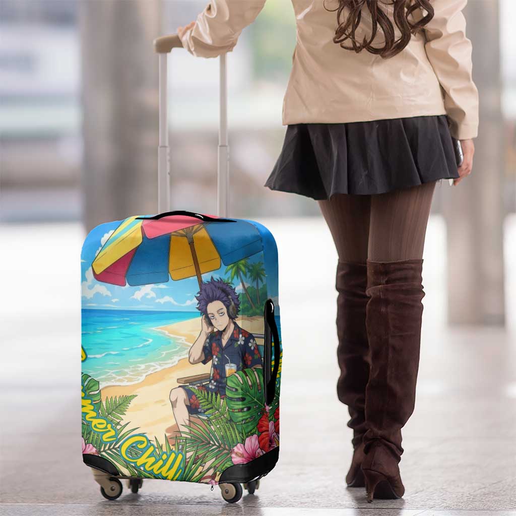 Hitoshi Shinso Summer Chill Luggage Cover Tropical Anime Lounge Scene