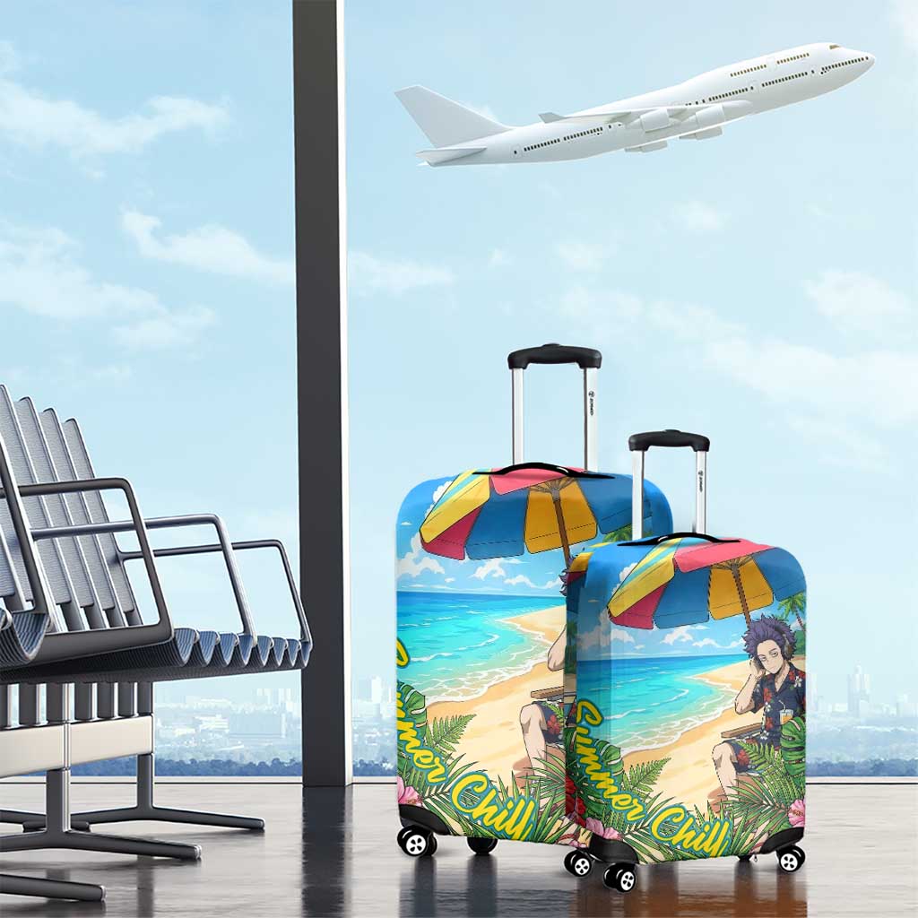 Hitoshi Shinso Summer Chill Luggage Cover Tropical Anime Lounge Scene