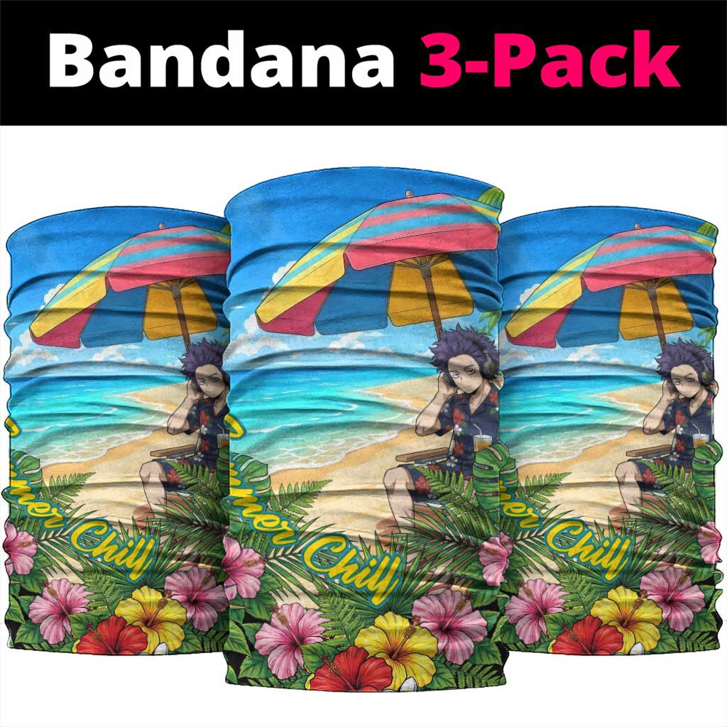 Hitoshi Shinso Summer Chill Neck Gaiter Tropical Anime Lounge Scene