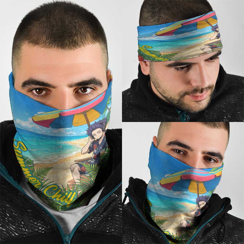 Hitoshi Shinso Summer Chill Neck Gaiter Tropical Anime Lounge Scene