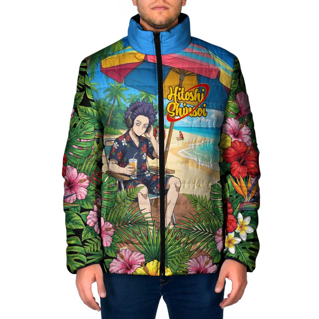 Hitoshi Shinso Summer Chill Padded Jacket Tropical Anime Lounge Scene