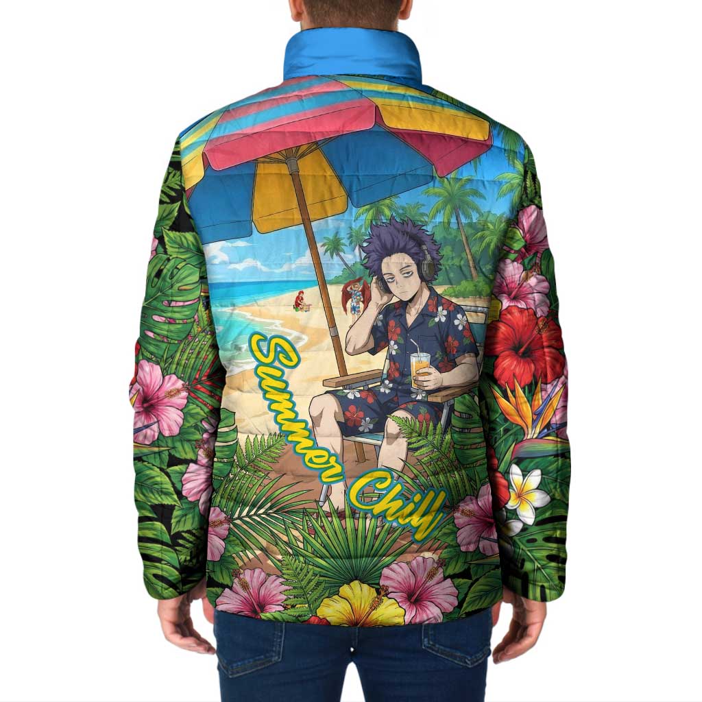 Hitoshi Shinso Summer Chill Padded Jacket Tropical Anime Lounge Scene