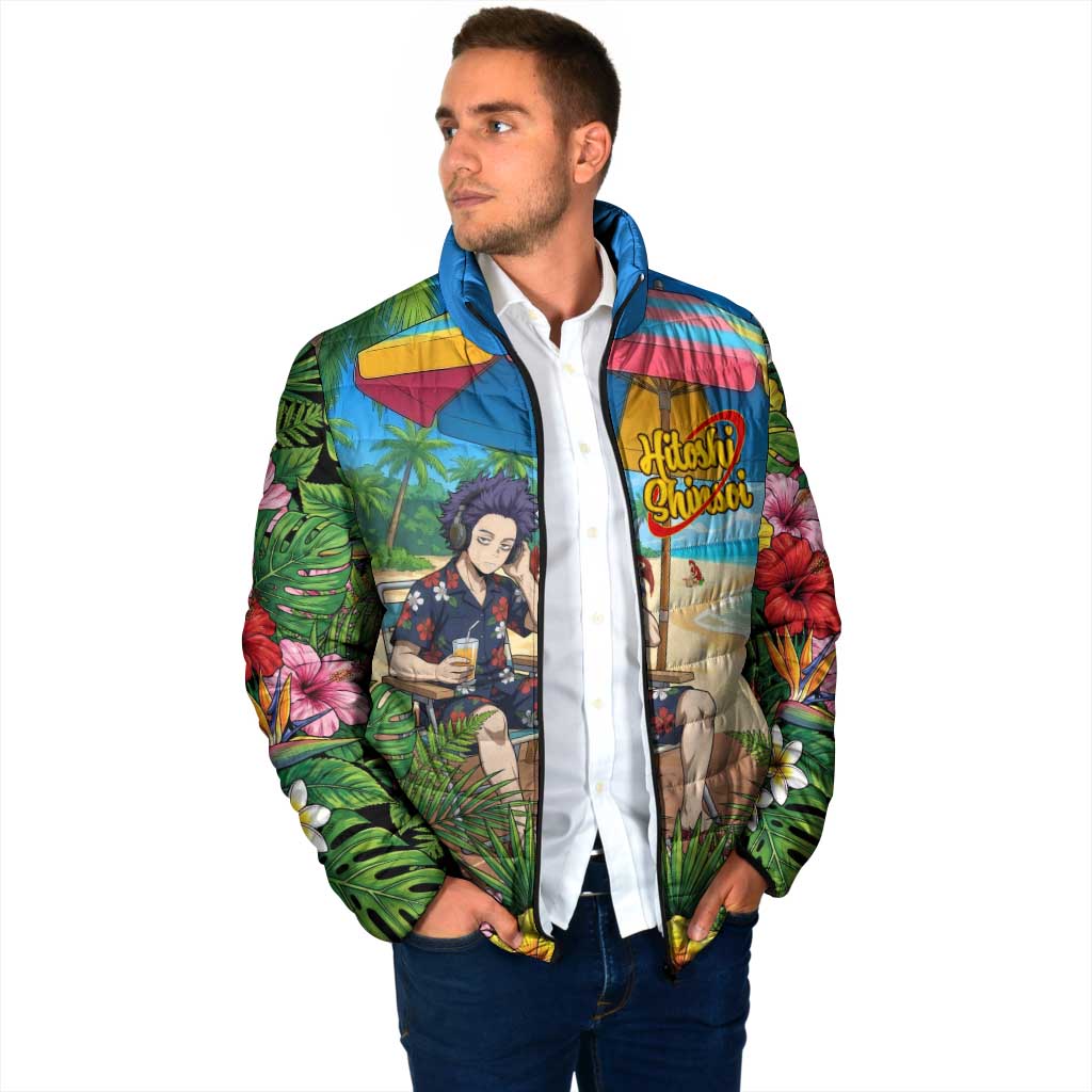 Hitoshi Shinso Summer Chill Padded Jacket Tropical Anime Lounge Scene