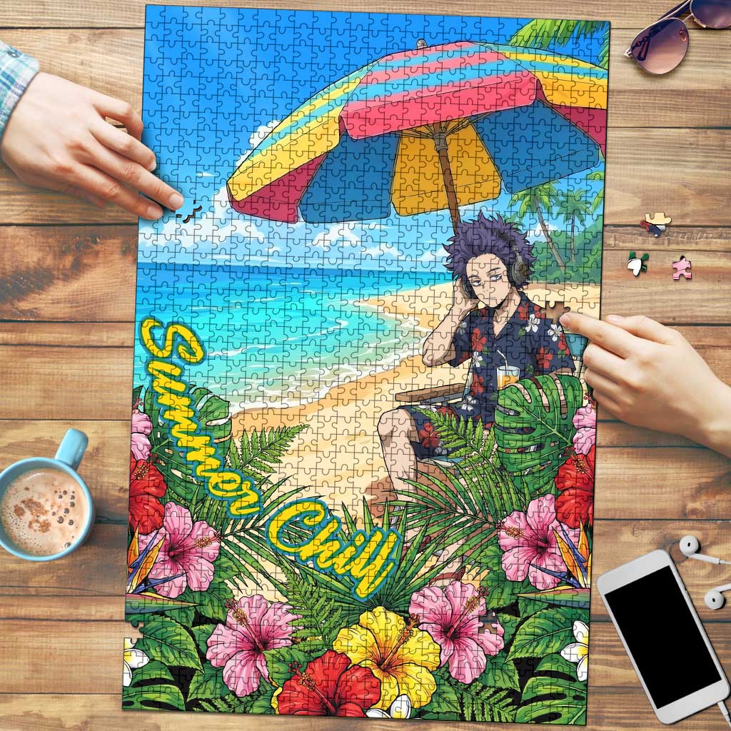 Hitoshi Shinso Summer Chill Puzzle Tropical Anime Lounge Scene