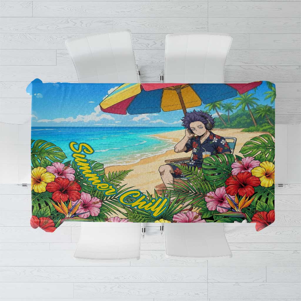 Hitoshi Shinso Summer Chill Tablecloth Tropical Anime Lounge Scene