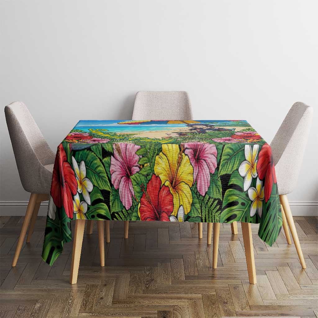 Hitoshi Shinso Summer Chill Tablecloth Tropical Anime Lounge Scene