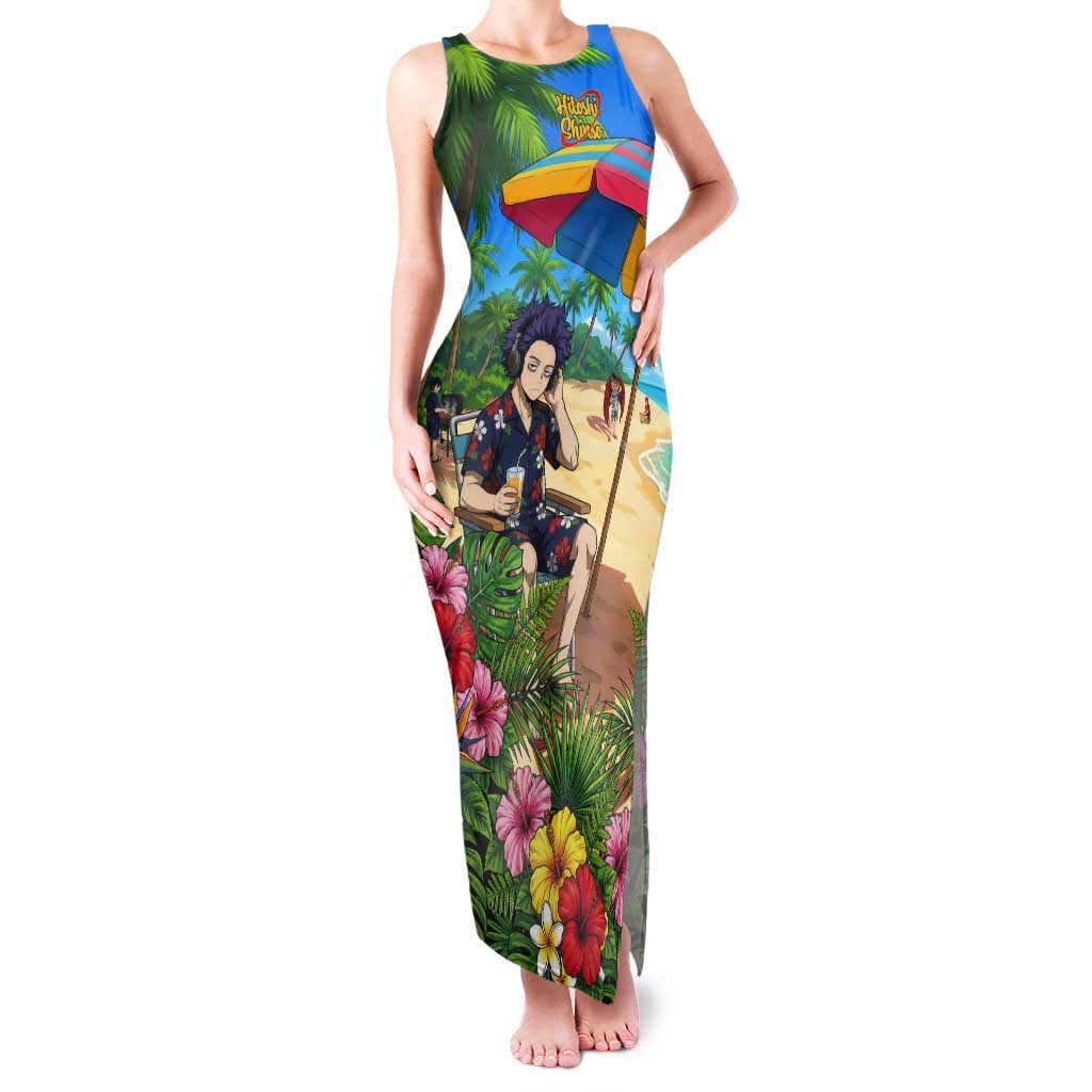 Hitoshi Shinso Summer Chill Tank Maxi Dress Tropical Anime Lounge Scene