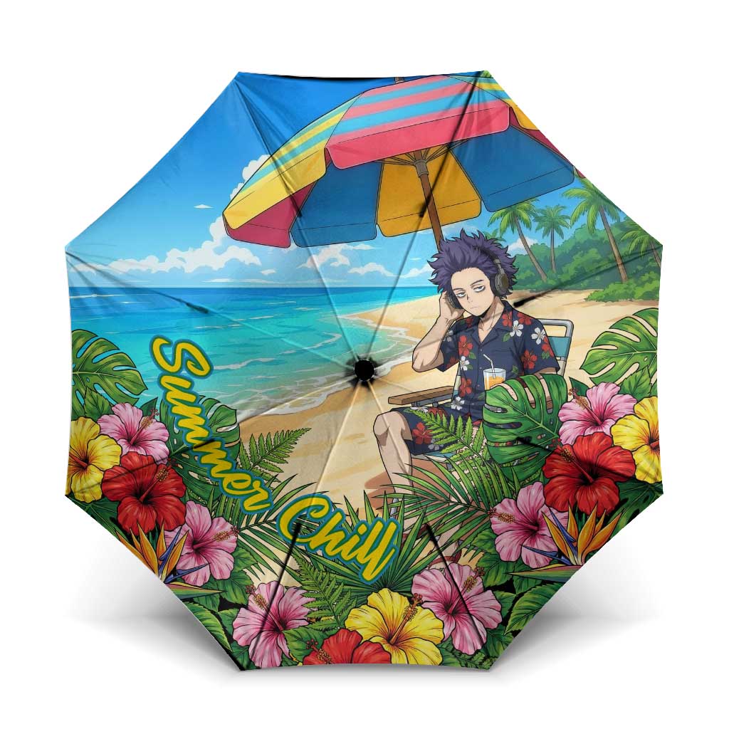 Hitoshi Shinso Summer Chill Umbrella Tropical Anime Lounge Scene