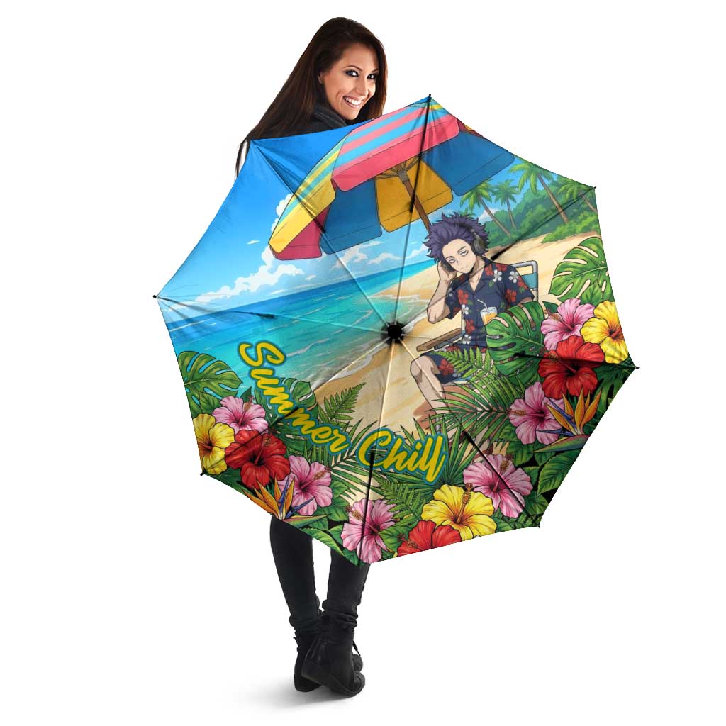Hitoshi Shinso Summer Chill Umbrella Tropical Anime Lounge Scene