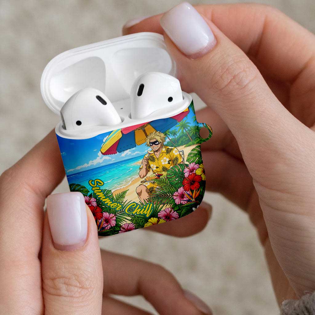 Taishiro Toyomitsu Summer Chill AirPods Case Tropical Anime Picnic Scene