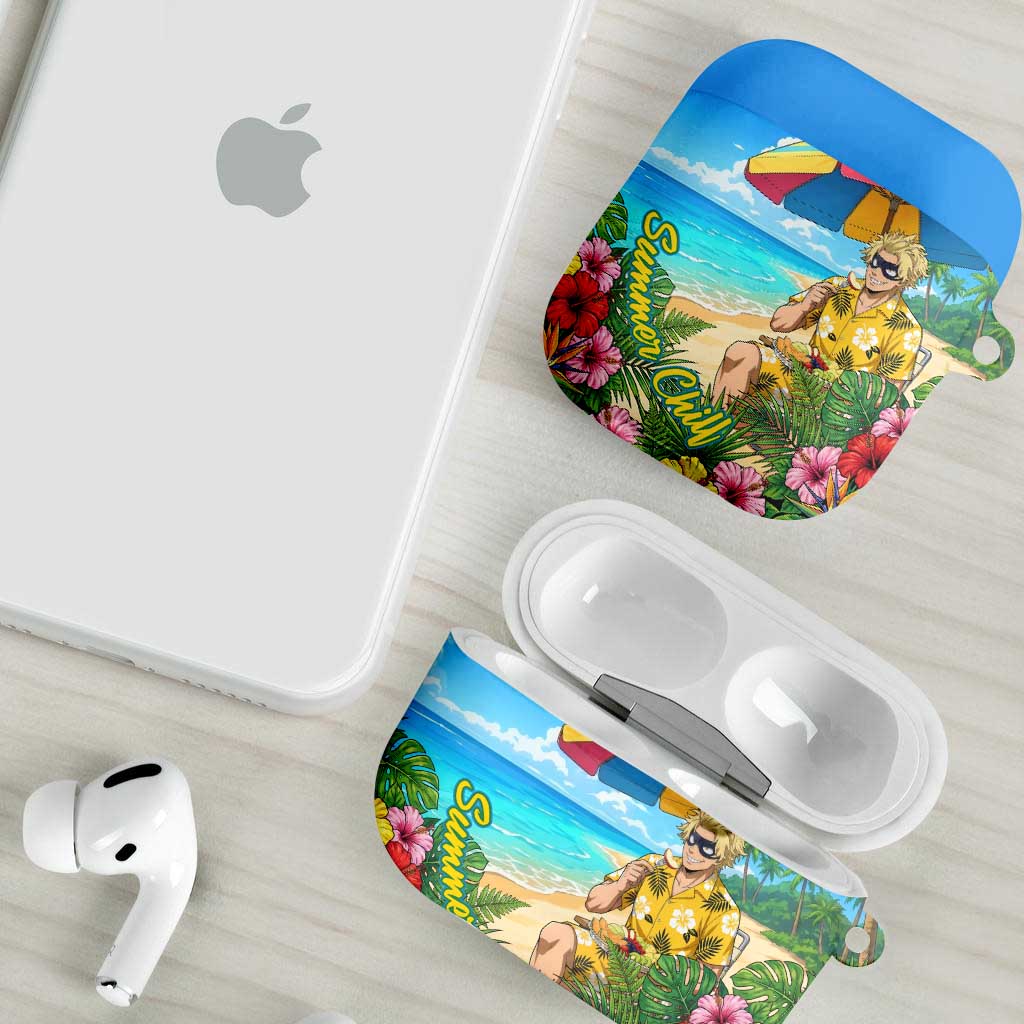 Taishiro Toyomitsu Summer Chill AirPods Case Tropical Anime Picnic Scene