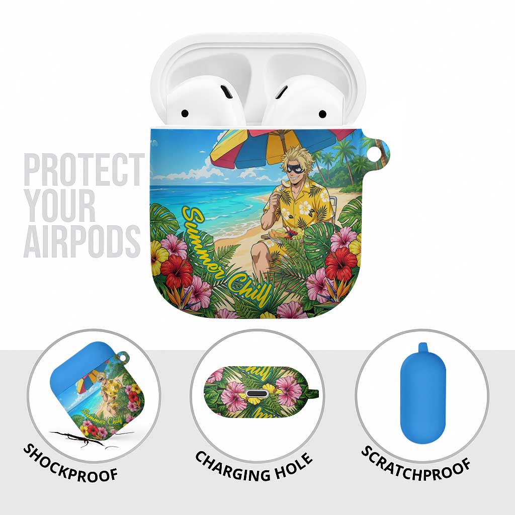Taishiro Toyomitsu Summer Chill AirPods Case Tropical Anime Picnic Scene