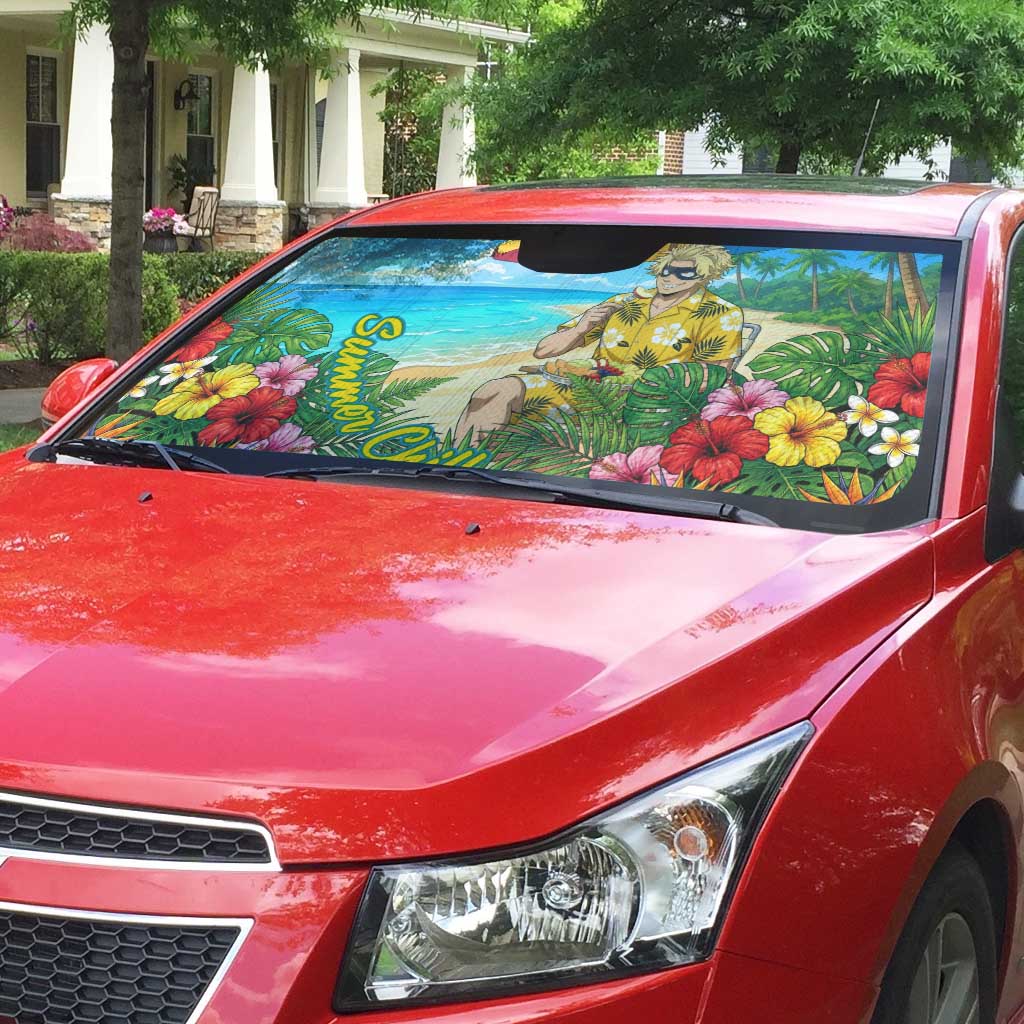Taishiro Toyomitsu Summer Chill Auto Sun Shade Tropical Anime Picnic Scene
