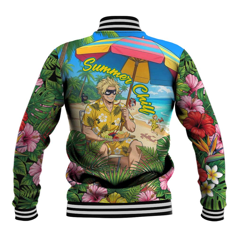 Taishiro Toyomitsu Summer Chill Baseball Jacket Tropical Anime Picnic Scene
