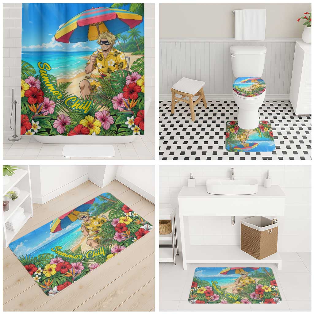 Taishiro Toyomitsu Summer Chill Bathroom Set Tropical Anime Picnic Scene