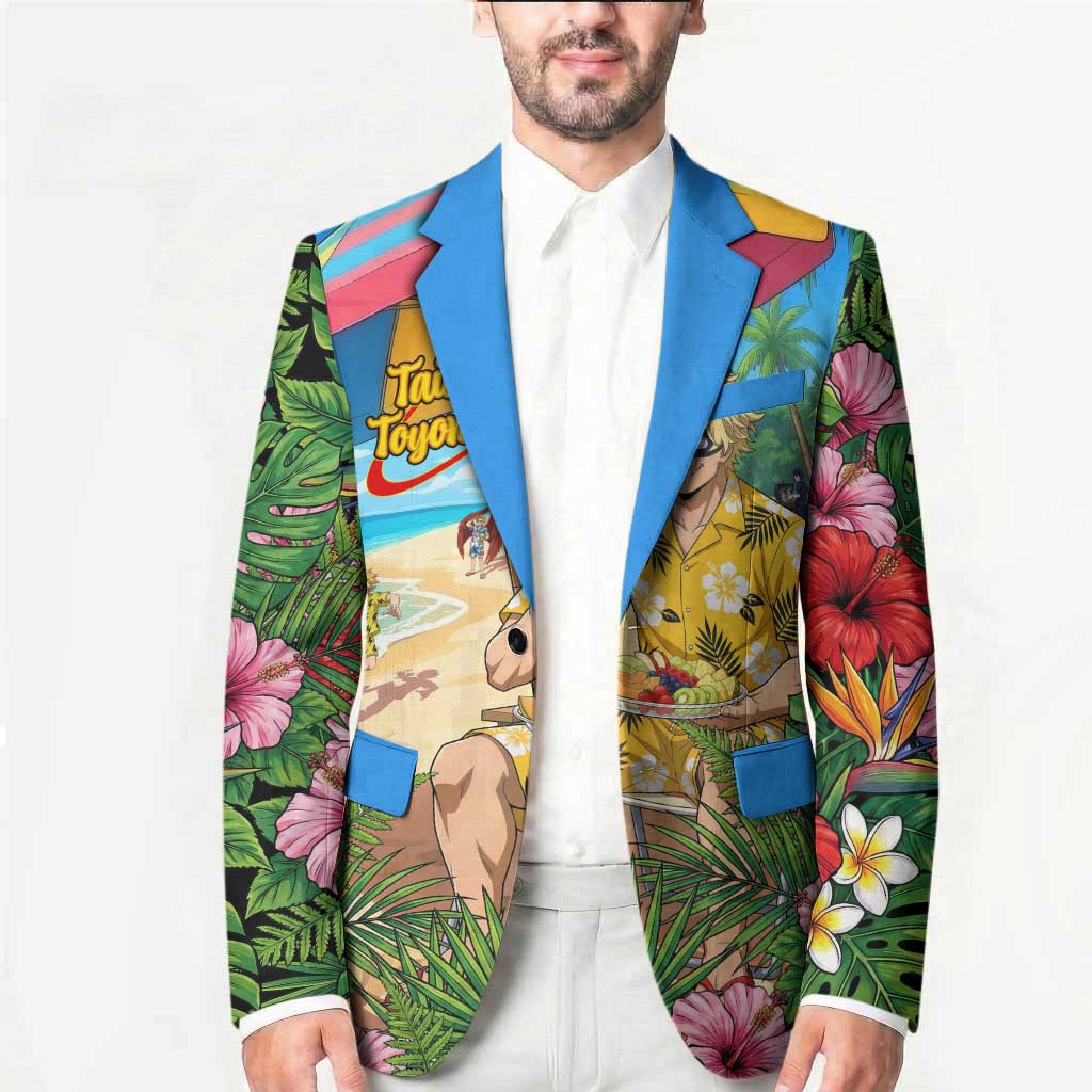 Taishiro Toyomitsu Summer Chill Blazer Tropical Anime Picnic Scene