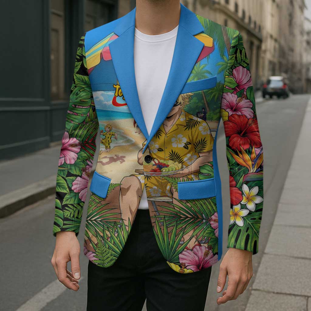 Taishiro Toyomitsu Summer Chill Blazer Tropical Anime Picnic Scene