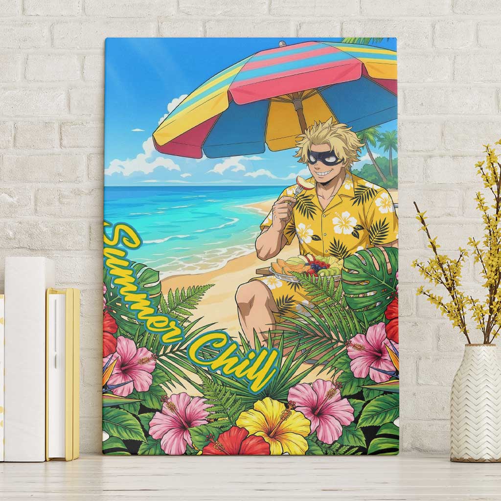 Taishiro Toyomitsu Summer Chill Canvas Wall Art Tropical Anime Picnic Scene