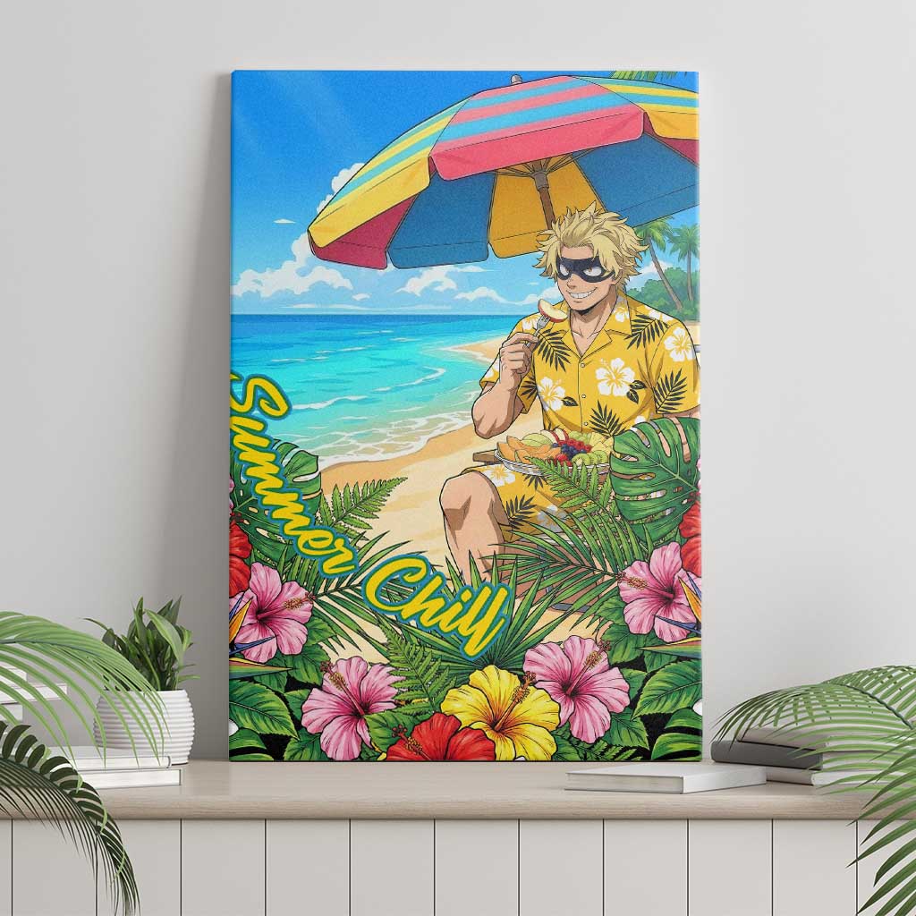 Taishiro Toyomitsu Summer Chill Canvas Wall Art Tropical Anime Picnic Scene