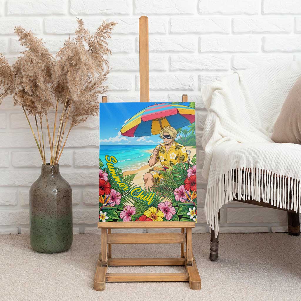 Taishiro Toyomitsu Summer Chill Canvas Wall Art Tropical Anime Picnic Scene