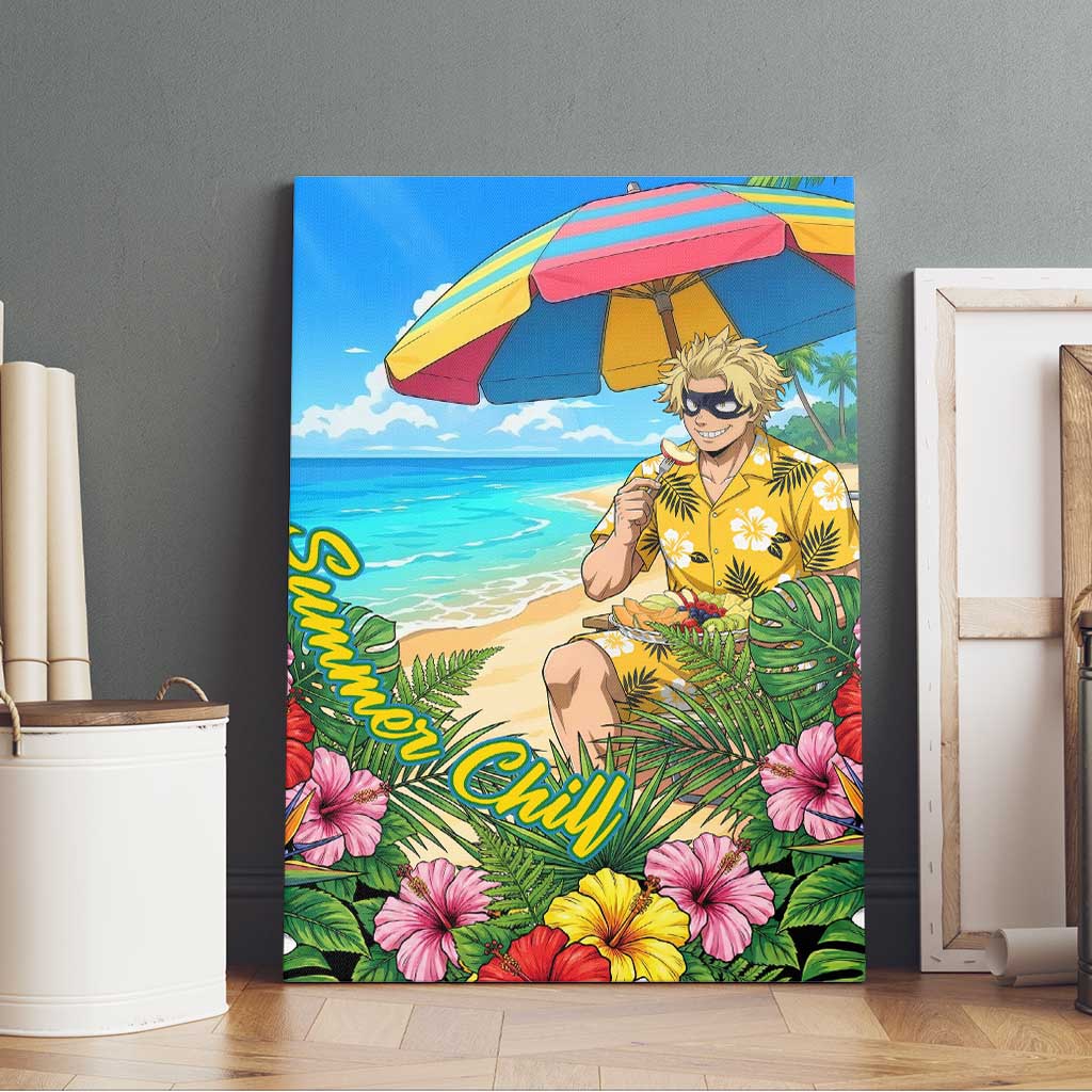 Taishiro Toyomitsu Summer Chill Canvas Wall Art Tropical Anime Picnic Scene