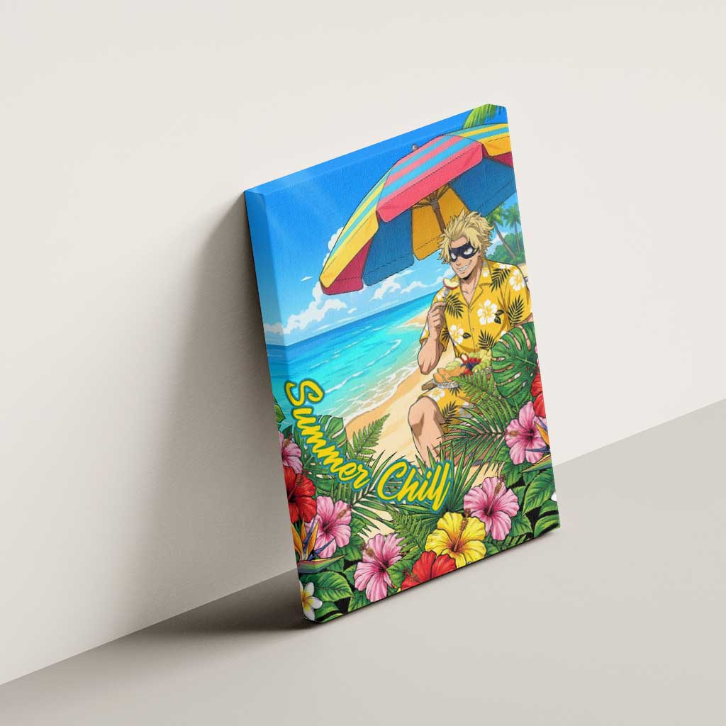 Taishiro Toyomitsu Summer Chill Canvas Wall Art Tropical Anime Picnic Scene