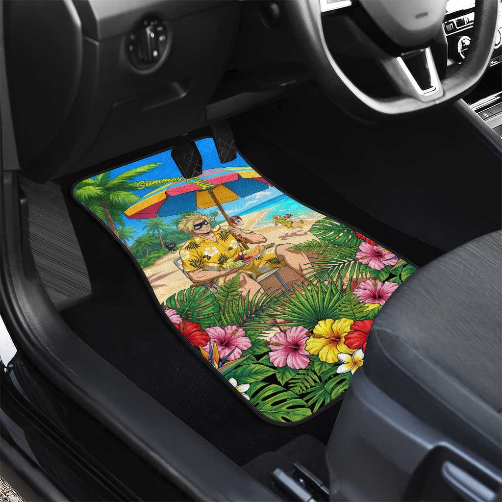 Taishiro Toyomitsu Summer Chill Car Mats Tropical Anime Picnic Scene