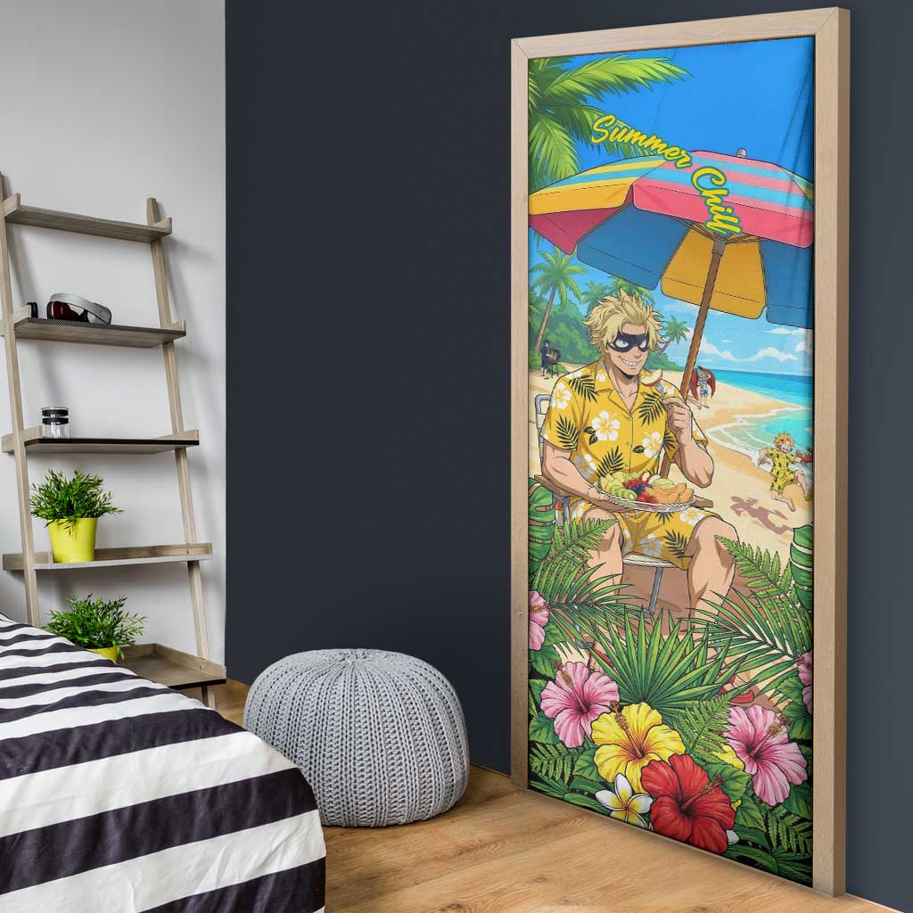Taishiro Toyomitsu Summer Chill Door Cover Tropical Anime Picnic Scene