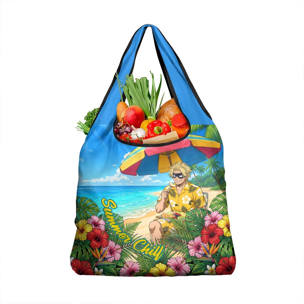 Taishiro Toyomitsu Summer Chill Grocery Bag Tropical Anime Picnic Scene
