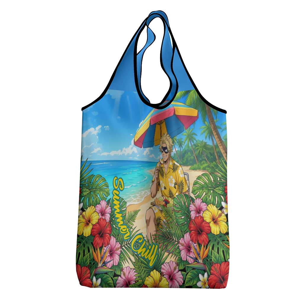 Taishiro Toyomitsu Summer Chill Grocery Bag Tropical Anime Picnic Scene
