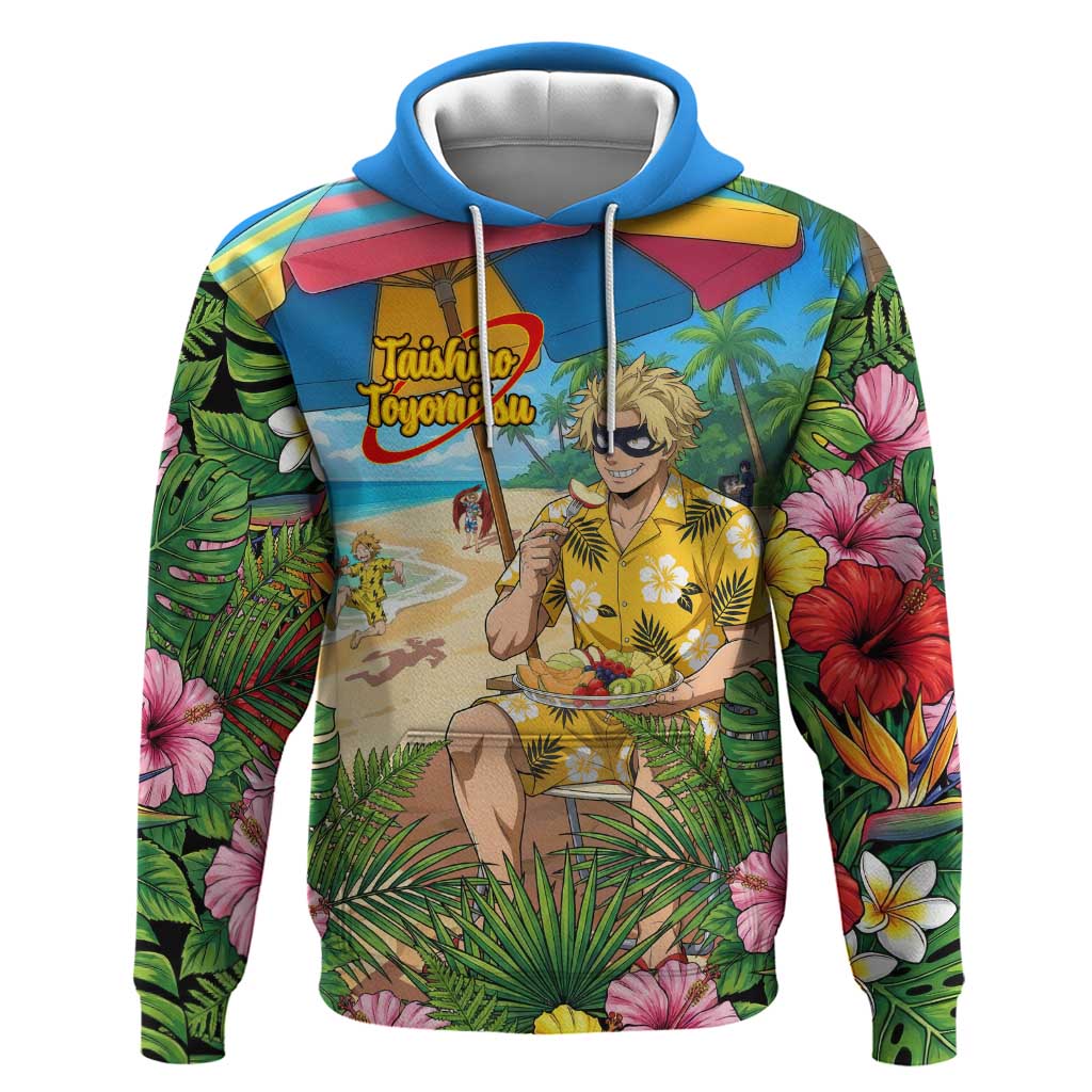 Taishiro Toyomitsu Summer Chill Hoodie Tropical Anime Picnic Scene